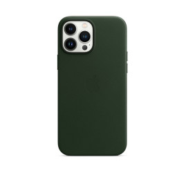 Накладка Apple Leather Case MagSafe для iPhone 13 Pro Max Sequioia Green купить в Уфе