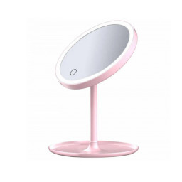 Зеркало для макияжа DOCO daylight white mirror Pro розовое купить в Уфе