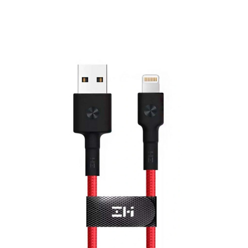 USB кабель Lightning ZMI MFi AL881 200 см красный