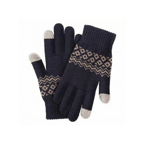 Перчатки Xiaomi FO Touch Screen Warm Velvet Gloves синие