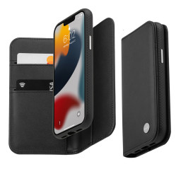 Чехол-книжка Moshi для iPhone 13 Pro Max Overture Case с магнитным кошельком черная купить в Уфе