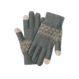 Перчатки Xiaomi FO Touch Screen Warm Velvet Gloves серые купить в Уфе