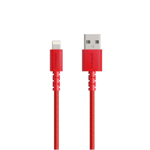 Кабель Anker PowerLine Select+ USB Lightning MFI 0.9m A8012H91 красный