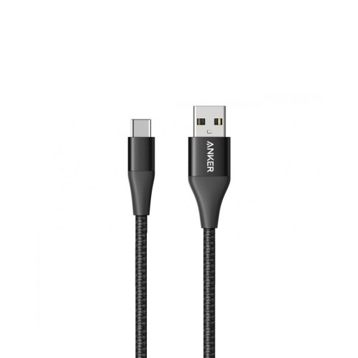 Кабель Anker PowerLine+ II USB - USB Type- C 1.8 м A8463H11 черный