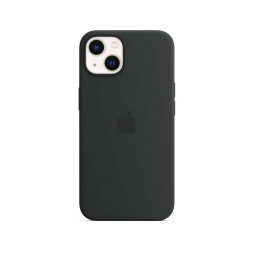 Накладка для iPhone 13 с логотипом силиконовая черная купить в Уфе