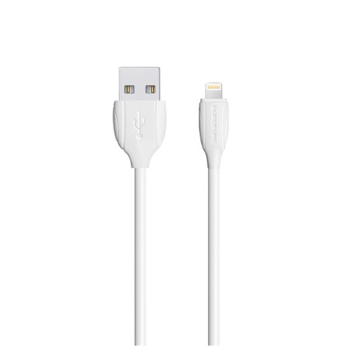 USB кабель Borofone USB to Lightning BX19 Benefit 1m белый