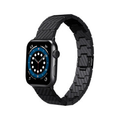 Ремешок Pitaka для Apple Watch 42/44/45mm Carbon Fiber Modern карбоновый черный купить в Уфе