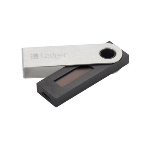 Аппаратный кошелек для криптовалют Ledger Nano S черный
