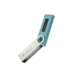 Аппаратный кошелек для криптовалют Ledger Nano S голубой купить в Уфе