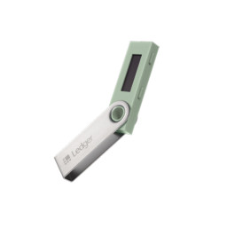 Аппаратный кошелек для криптовалют Ledger Nano S зеленый купить в Уфе