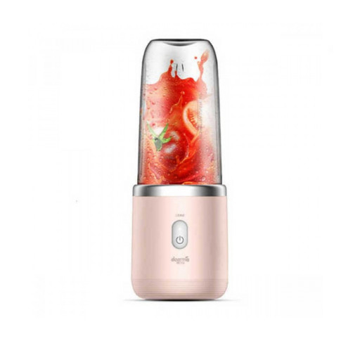 Портативный блендер Deerma Deerma Fruit Cup DEM-NU05 розовый