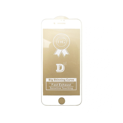 Защитное стекло для iPhone 6/6s OG 3D 0.3mm белое PROMO