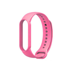 Оригинальный силиконовый ремешок для Mi Band 7 розовый купить в Уфе
