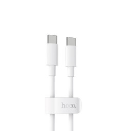 USB кабель Hoco X51 High-power 100W Type-C to Type-C Cable 1m белый купить в Уфе
