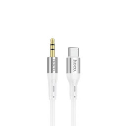 USB кабель Hoco UPA22 Type-C silicone digital audio conversion cable белый купить в Уфе