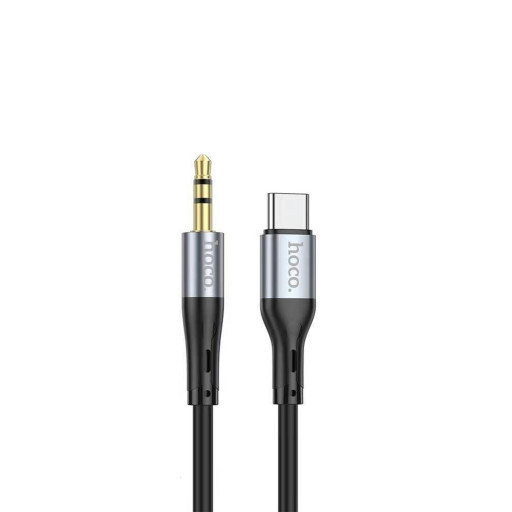 USB кабель Hoco UPA22 Type-C silicone digital audio conversion cable черный