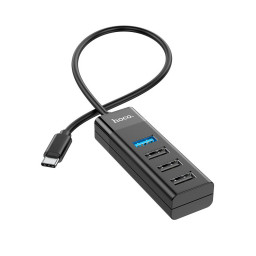 Адаптер Hoco HB25 Easy mix4-в-1 Type-C на USB3.0+USB2.0 купить в Уфе