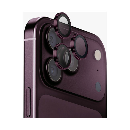 Защитное стекло для камеры Uniq iPhone 18 Pro/18 Pro Max OPTIX Camera Lens AluGuard Royal Burgundy