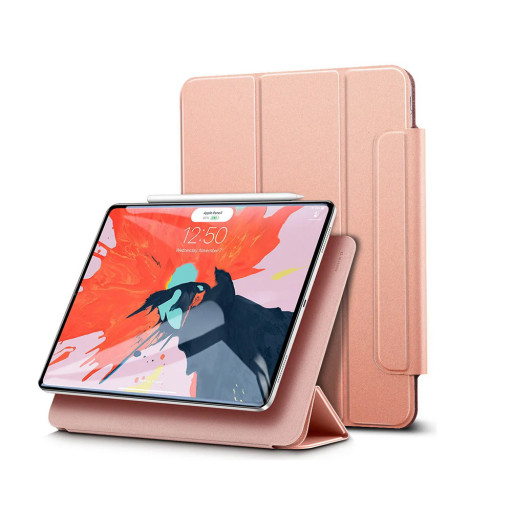 Накладка ESR для iPad Pro 11 2021 Yippee Trifold Case розовое золото