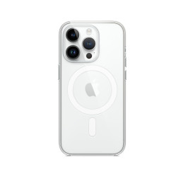 Накладка силиконовая для iPhone 14 Pro Max Magsafe прозрачная купить в Уфе