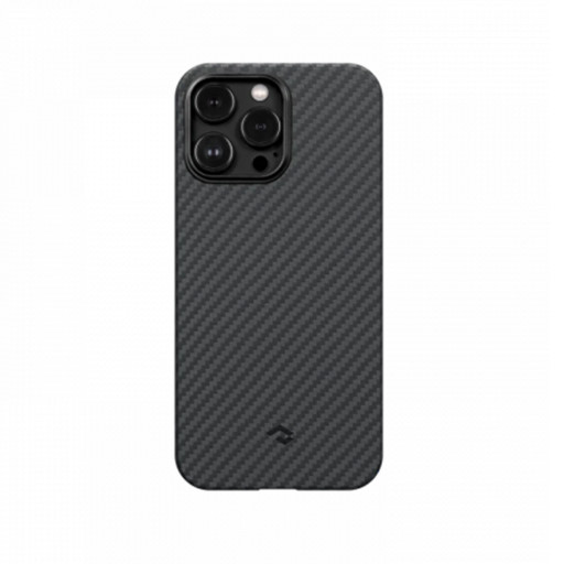 Накладка Pitaka MagEZ Case 3 для iPhone 14 Pro черно-серая в полоску