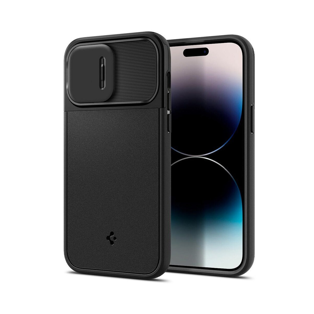 Купить накладка Spigen для iPhone 14 Pro Optik Armor Mag Magsafe черная