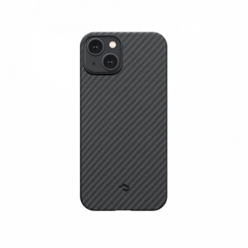Накладка Pitaka MagEZ Case 3 для iPhone 14 черно-серая в полоску