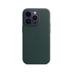 Накладка Apple Leather Case MagSafe для iPhone 14 Pro Forest Green купить в Уфе