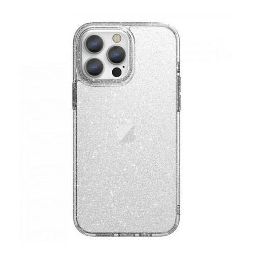 Накладка Uniq для iPhone 13 Pro Lifepro Xtreme MagSafe прозрачная с блестками