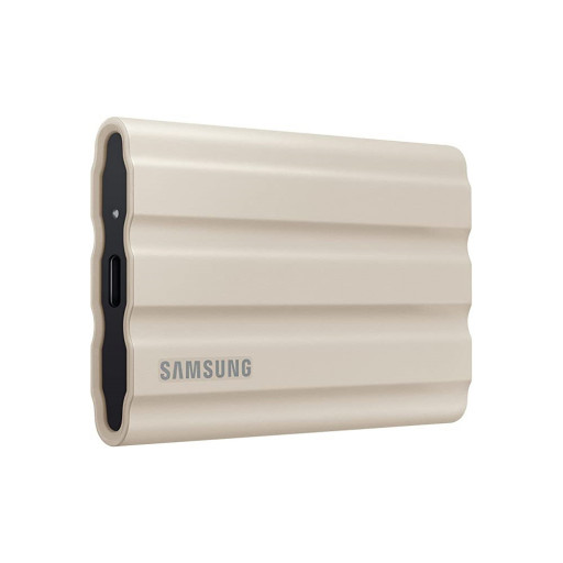 Портативный накопитель Samsung SSD USB 3.2 T7 Shield 1ТБ бежевый