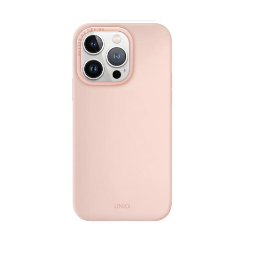 Накладка Uniq для iPhone 14 Pro Max LINO Magsafe розовая