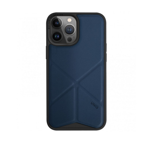 Накладка Uniq для iPhone 14 Pro Max Transforma MagSafe синяя