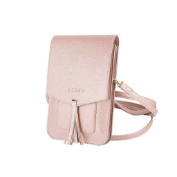 Сумка Guess для смартфонов Wallet Bag Saffiano look розовая купить в Уфе