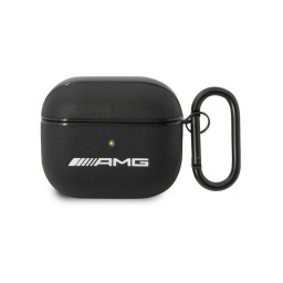 Чехол AMG для Airpods 3 Genuine leather with stamped logo Black купить в Уфе