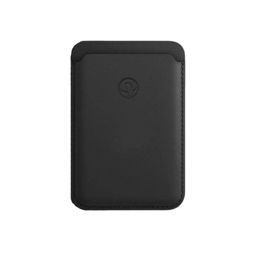 Чехол-бумажник Bustha MagSafe Leather Wallet черный