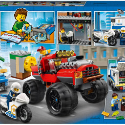 Конструктор LEGO City 60245 - Ограбление полицейского монстр-трака фото купить уфа