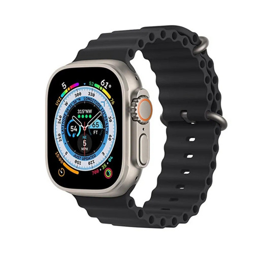 Ремешок Ocean Band для Apple Watch 42/44/45/49mm черный