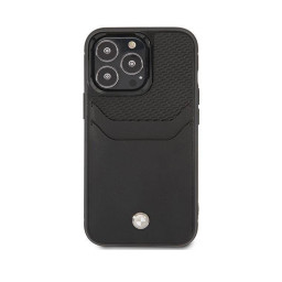 Накладка BMW для iPhone 14 Pro Max Signature Leather with Cardslot черная купить в Уфе