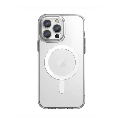 Накладка Uniq для iPhone 13 Pro Lifepro Xtreme MagSafe прозрачная серая