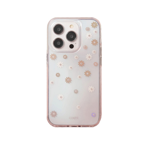 Накладка Uniq для iPhone 14 Pro Coehl Aster Spring Pink (with 3d crystals)