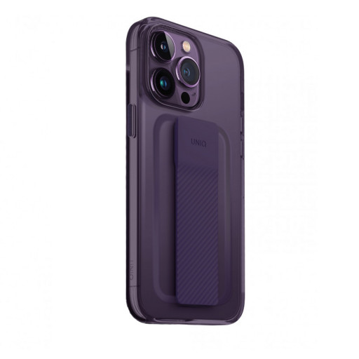 Накладка Uniq для iPhone 14 Pro Heldro Mount+Band Purple