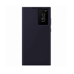 Оригинальный чехол-книжка для Samsung Galaxy S23+ Smart View Wallet Case темно-синяя купить в Уфе