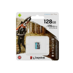 Карта памяти Kingston Kanvas Go! Plus Micro SD 128Gb, Class 10, V30, UHS-1 U3, A2, R170 Мб/с купить в Уфе