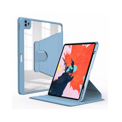 Чехол WiWU для iPad 10.9 Waltz Rotative Case синий