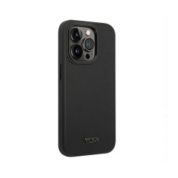 Накладка Tumi для iPhone 14 Pro Max Leather Ballistic Black MagSafe купить в Уфе