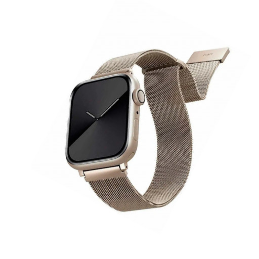 Ремешок Uniq для Apple Watch 38/40/41mm Dante Strap Mesh Steel сияющая звезда