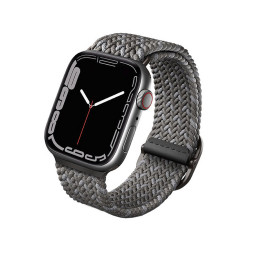 Ремешок Uniq для Apple Watch 42/44/45mm ASPEN Design strap Braided Pebble серый купить в Уфе