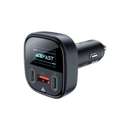 Автомобильное зарядное устройство ACEFAST B5 101W 2C+A metal car charger черное купить в Уфе
