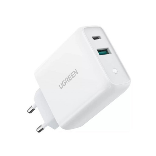 Сетевое зарядное устройство UGREEN CD170 (60468) 38W USB-C Wall Charger белое