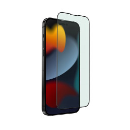 Защитное стекло Uniq для iPhone 14 Pro Max OPTIX Privacy Clear/Black (+installer) купить в Уфе